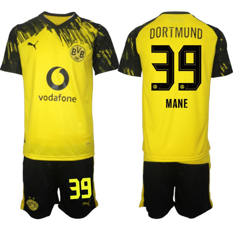 Men 2025-2026 Club Borussia Dortmund home Yellow #39 Soccer Jersey->borussia dortmund jersey->Soccer Club Jersey